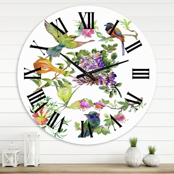 Designart 1 in Quartz Traditional Wall Clock