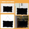 thumbnail image 4 of KAKOWELY chalkboard signs 3pcs Chalkboard Sign Double Sided Erasable Message Board With Hanging String For Home Office Wedding Cafe And Party Use11.81"X7.87"X0.12", 4 of 5
