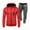 16 Red, variant on guisaled Mens Sweatsuits 2 Piece Set Long Sleeve Jogging Tracksuit Full Zip Jackets And Athletic Pants Outfit Hooded Sweat Suits