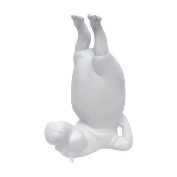 Hippo Bookends, Resin Hippopotamus Book Ends Set of 2, Black White Animal Sculpture Book Holder, Yoga Hippo Statue Shelf Decor for Office Home Library Gift