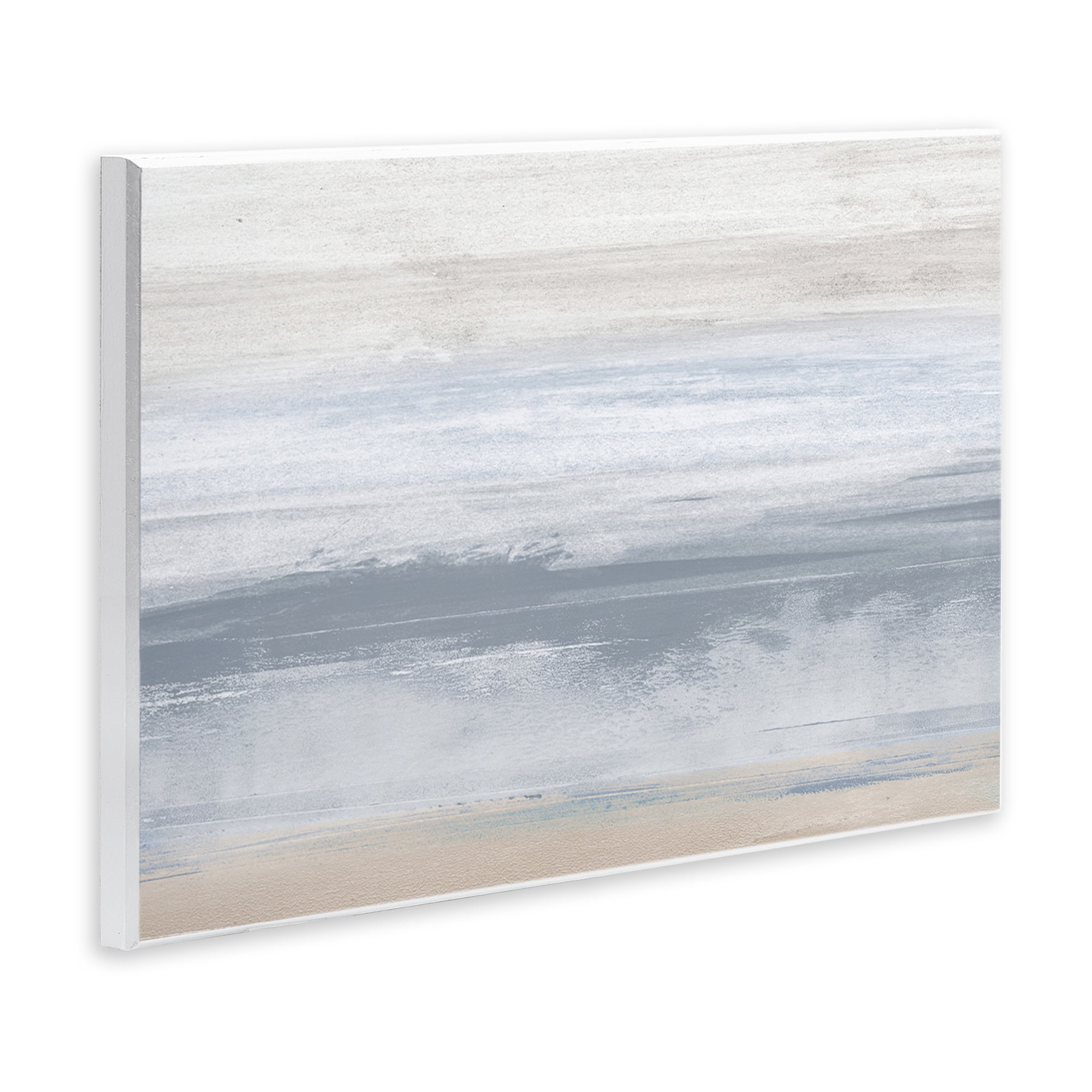 Stupell Industries Serene Blue Feeling Landscape Painting Unframed Art Print Wall Art, 15 x 10