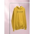 thumbnail image 3 of Bon Voyage Hand Drawn  Hoodie Women -Image by Shutterstock, Female Small, 3 of 4