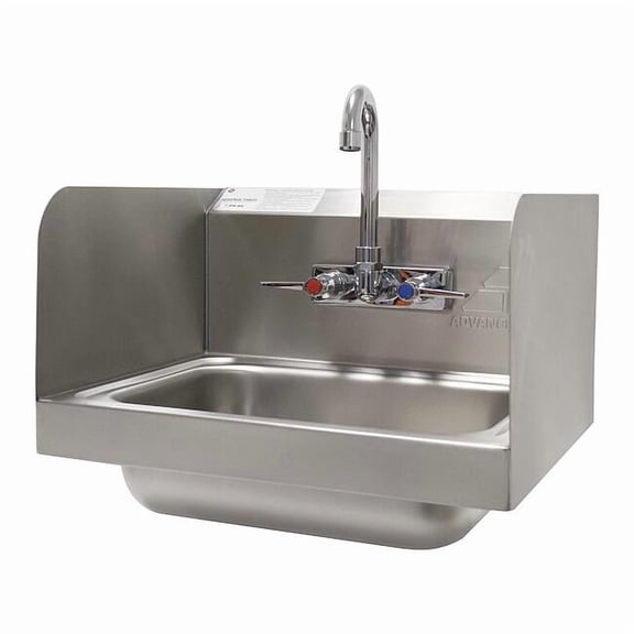 Advance Tabco Hand Sink,17.25"x15.25"x12.75",Silver 7-PS-66