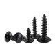 thumbnail image 4 of M3 X 6mm 50 Pcs 304 Stainless Steel Round Head Phillips Wood Screws Mushroom Head Self Tapping Screws, 4 of 5