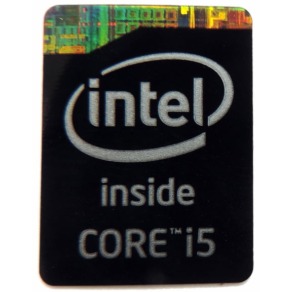 Intel Core i5 Inside Sticker 16 x 21mm / 5/8" x 7/8" [766]