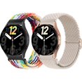 thumbnail image 2 of Bandas trenzadas compatibles con Samsung Galaxy Watch 4/5/6 Band 40 mm 44 mm/Watch 6 y 4 Classic/Gear S3 y S2/Active 2/5 Pro Band, banda de nailon elástica de 20 mm y 22 mm para Samsung Watch 47/46/45, 2 of 3