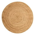 thumbnail image 3 of Unique Loom Braided Jute Luxe Collection Area Rug (7' 10" Round Natural), 3 of 7