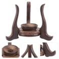 thumbnail image 3 of Miangastore Adjustable Sphere Stand Wooden Crystal Display Stand Base Crystal Ball Holder, 3 of 9
