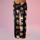 thumbnail image 1 of Kawaii Pajamas for Women Girls Cartoon Cat All Over Print Flannel Christmas Halloween Anime Soft Sleep Pajamas Pants, 1 of 7