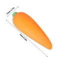 thumbnail image 3 of Clearance!Carrot Pinch Decompression Slow Rising Stress Toys, Vegetable Squeeze Fidget Toys for Stress Relief, 3 of 8