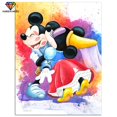 thumbnail image 1 of Disney-pintura de diamantes de dibujos animados, Mickey Mouse, bordado de mosaico de taladro redondo completo, arte de punto de cruz, decoración DIY para habitación de niños, 1 of 4