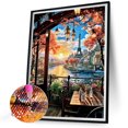 thumbnail image 3 of 5D DIY Taladro Kit Paisaje Callejero Artesanía 50x60cm, 3 of 8