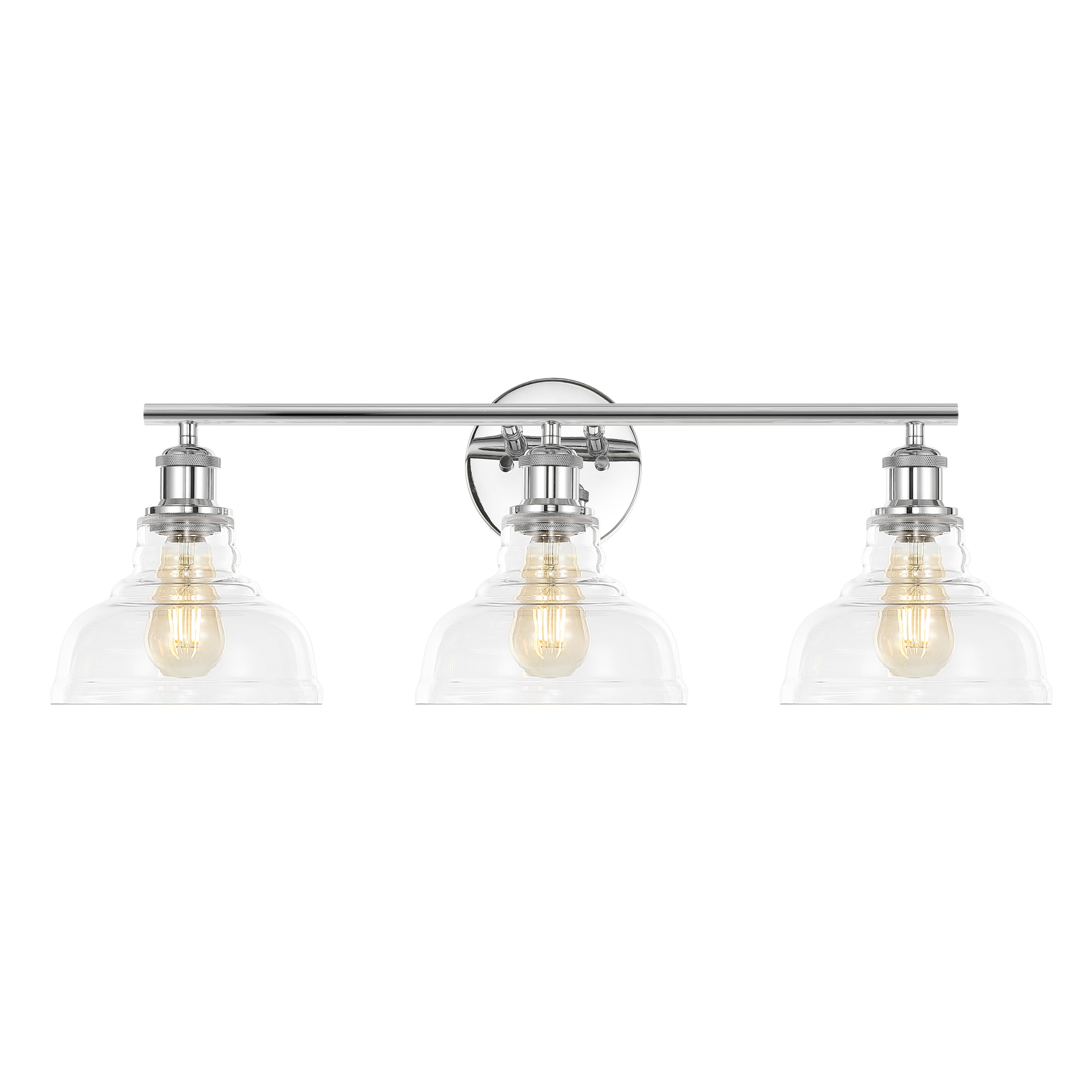 Safavieh Calyna 3-Light 27.25" Industrial Iron Sconces, Silver