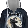 thumbnail image 4 of Happy Halloween Portuguese Water Dog Witch Pumpkins Bats All Over Print 3D Hooded Duffle Toggle Coat PWD Portie Fishing Dog Lover - 13012, 4 of 6