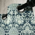 thumbnail image 3 of Ambesonne Vintage Grommet Curtain, Victorian Leaf Pattern, 50" x 120", Sage Green Dark Blue, 3 of 6