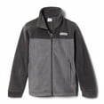 thumbnail image 1 of Chaqueta polar Columbia Steens Mt II para niño pequeño, City Grey/Shark, 1 of 3