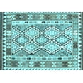 thumbnail image 1 of Ahgly Company Indoor Rectangle Southwestern Light Blue Country Area Rugs, 8' x 10', 1 of 4