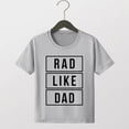 thumbnail image 2 of Caqnni 7-8 Years Boys Girls T Shirt Oversized Boys Girls Short Sleeved T Shirt Fathers Day Casual And Versatile Top,A66-C, 2 of 4