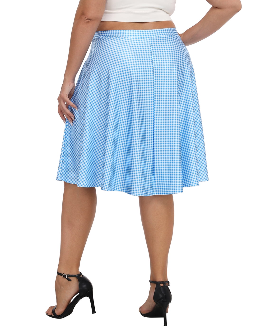 knee length curve skirt