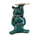 thumbnail image 1 of Figuras abstractas de animales de resina, estatuas de cachorros, bandeja de almacenamiento, entrada, llave, refrigerio Verde, 1 of 4