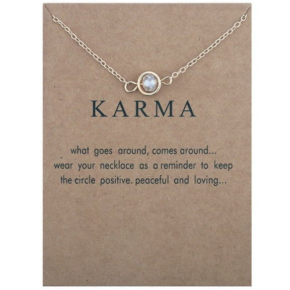 Jewelry VerPetridure Circle Crystal Clavicle Chain Card Necklace Personalized Jewelry Gift Holiday Necklace