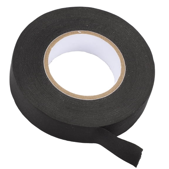 Universal Weatherstrip Car Tarpaulin Repair Tape Tent Awning Tape 0.75"x65.62ft Polyester Black 1pc