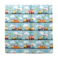 thumbnail image 2 of Yayeee Shower Curtain with Hooks 72"x72" Waterproof Fabric Bathroom Hanging Decor, Cartoon Train Pattern, 2 of 5