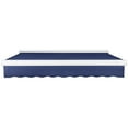 thumbnail image 2 of Awntech 20 Ft Key West Right Motorized Heavy Duty Patio Retractable Awning with Cassette (240in x 9.38in x 120in), Navy, 2 of 6