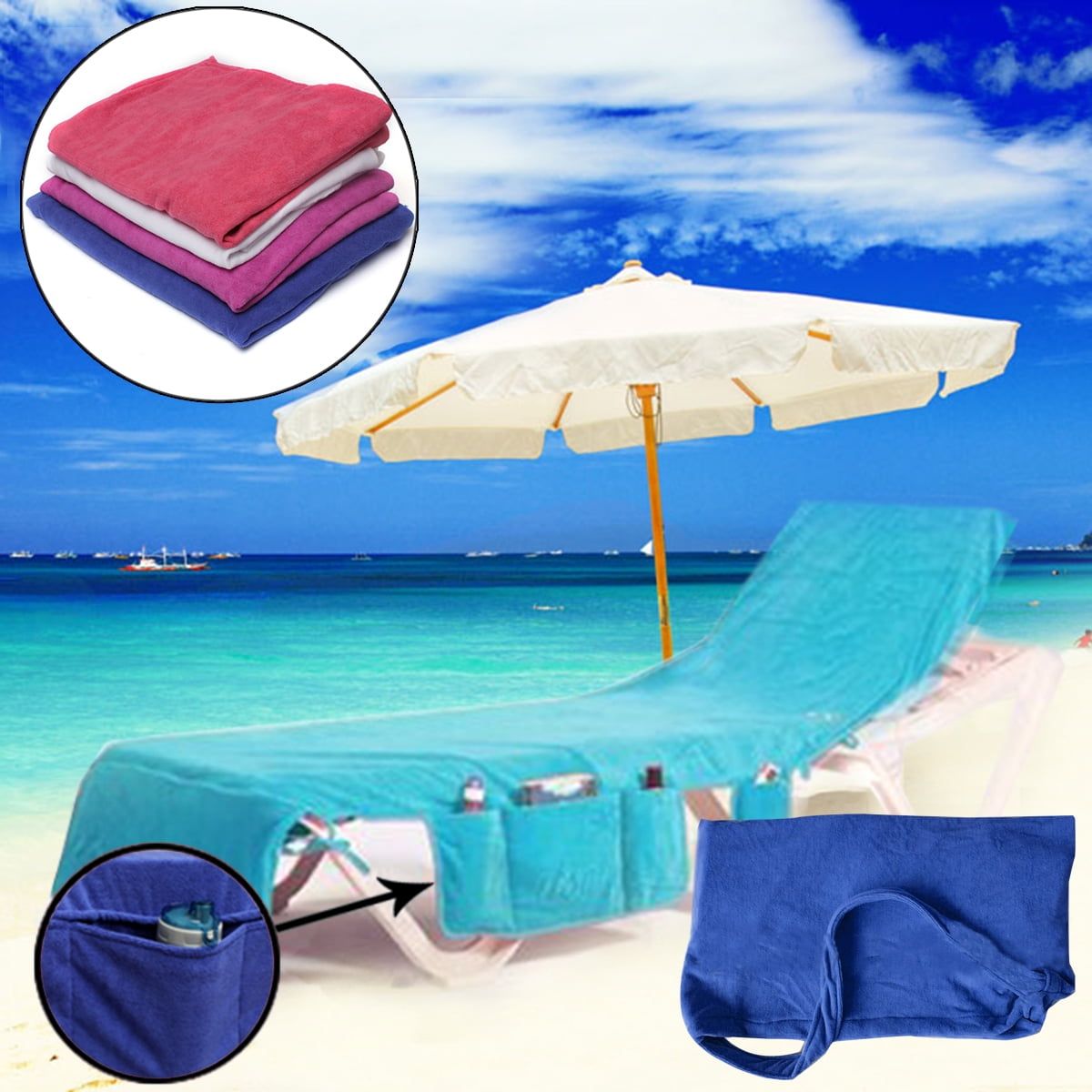 lounger mate beach towel bag