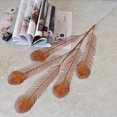 thumbnail image 3 of Coofit 2PCS Artificial Flower Lifelike Peacock Tail Fake Plant Fake Flower for Wedding, 3 of 6
