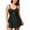 *2-Black, variant on VBVC Women's One Piece Swim Dress,Ladies Push Up Bathing Suit,Flowy Tummy Control Swimsuit For Women,Black,Size L