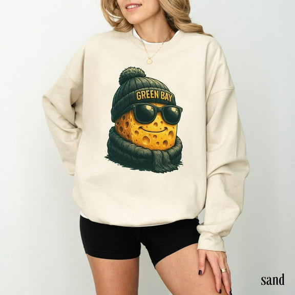 Funny Green Bay Footbal Sweatshirt, Retro Sports Fan Shirt, Game Day Gift Sweater