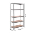 thumbnail image 4 of Set de 2 Estante Metalico Onof ESM-01 Anaquel Rack 5 Niveles, 4 of 5