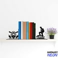thumbnail image 4 of Handmadetneonsign Firefighter Metal Bookends, Fireman Name Bookend, Table Bookshelf Decor 044142, 4 of 4