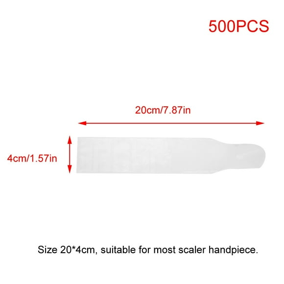Disposable Scaler Handpiece Cover Scaler Handpiece Sleeve Cover Scaler Handpiece Cover 500pcs/set Disposable Plastic Scaler Handpiece Sleeve Cover Protector
