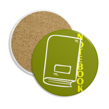 

Notebook Recording Learning Teaching Coaster Cup Mug Tabletop Protection Absorbent Stone