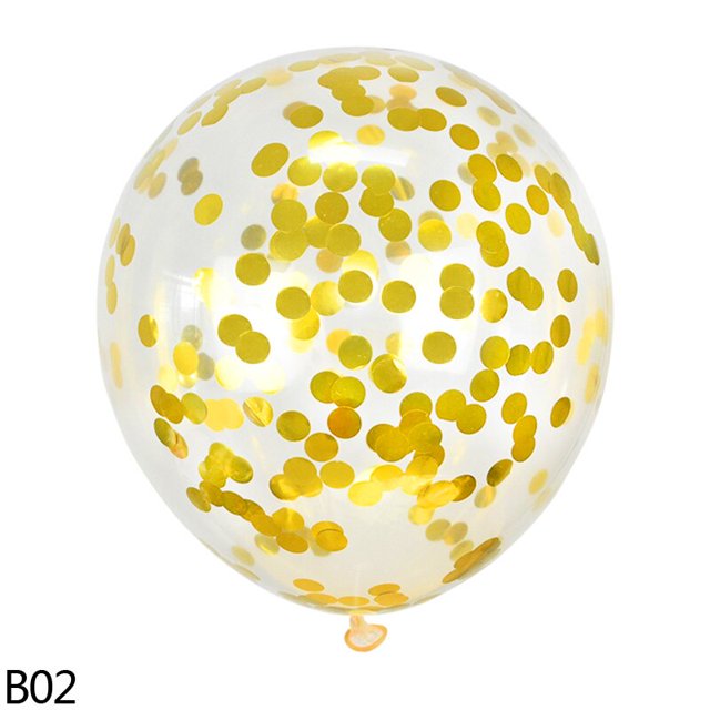 Globos transparentes de confeti con purpurina, decoración de fiesta, boda, cumpleaños, Baby Shower, 5/10/20 piezas, 12 pulgadas