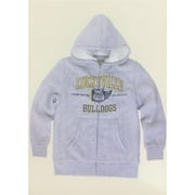 Lucky Brand Boys' Full Zip Graphic Hoodie, GREY HEATHER, M(10/12) New with box/tags