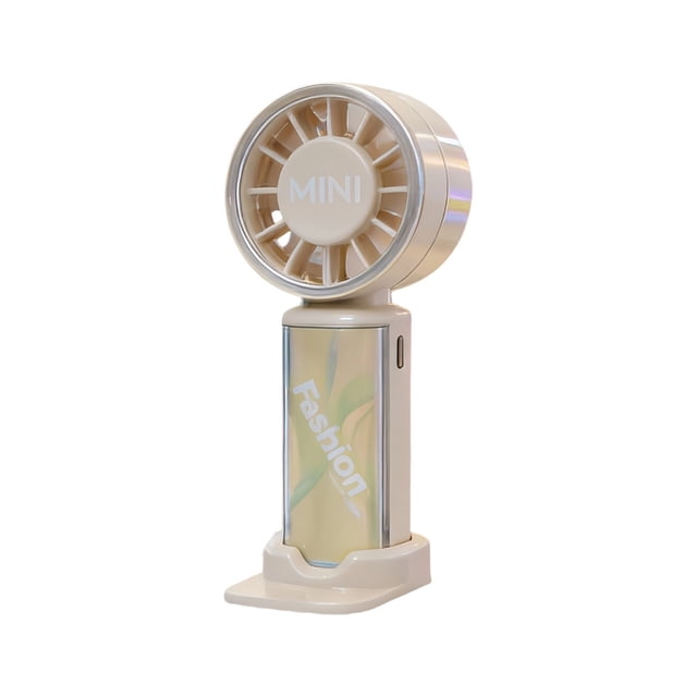 Ventilador mini portátil recargable por USB con 3 velocidades, silencioso, compacto para viajes, campamento y uso doméstico