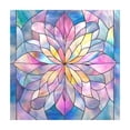 thumbnail image 1 of Green Fan Shaped Art Glass Window Film Static Cling Privacy Decal For Home Interior, 1 of 7