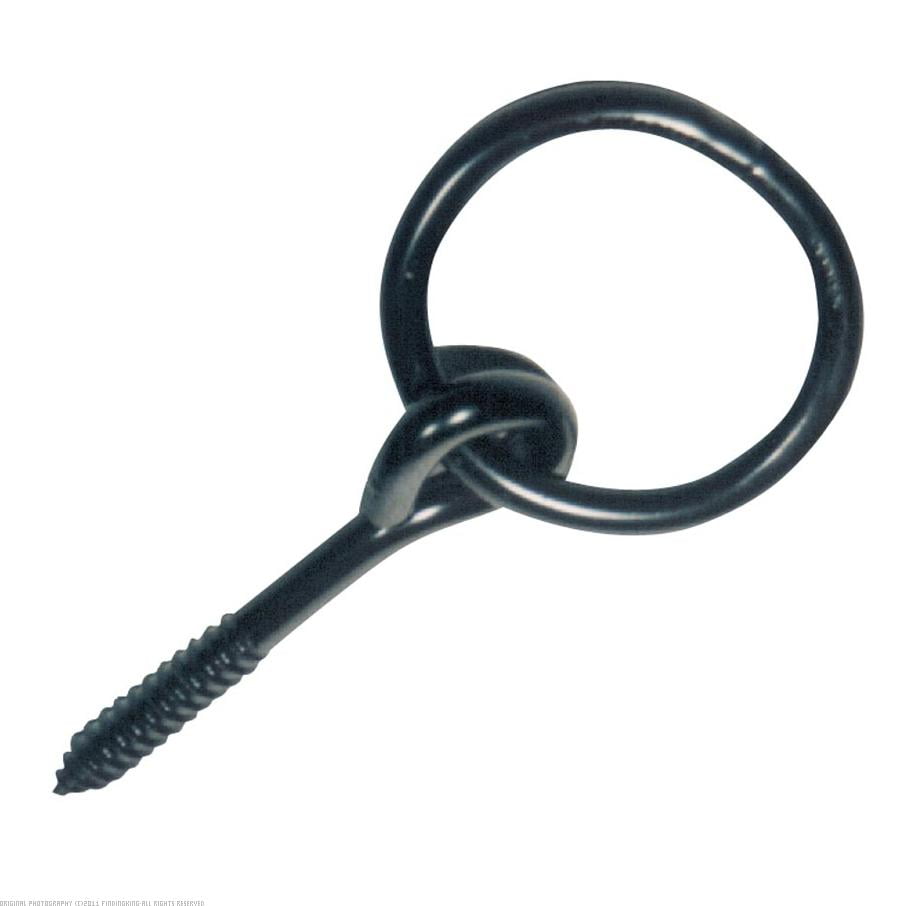 Erickson 59112 Black 1200 lbs Load Capacity ScrewIn Anchor Ring