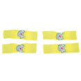 thumbnail image 5 of Unique Bargains Pack of 4 Dog Leg Soft Knitted Dog Socks Joint Protection Yellow Cat M, 5 of 7