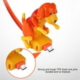 thumbnail image 5 of Dog Humping Phone Charger, Smartphone Funny USB Cable,Dog Toy Smartphone USB Cable Chargers,for Type-C Various Models Phones(Orange,Cute Style), 5 of 6