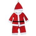 thumbnail image 1 of Ropa de Navidad para recién nacidos con gorro Ropa de escalada de algodón para bebés Pelele adorable para bebés (niño, 80 cm), 1 of 5