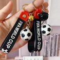 thumbnail image 3 of Cute Soccer Ball Keychain For Boys And Girls, Perfect Bag Charm And Key Accessory For Sports Fans - Jxlgv, 3 of 5