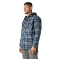 thumbnail image 3 of Dickies Men's Water Repellent Flannel Hooded Shirt Jacket | Quilted Lined Work Jacket with Fleece Hood & Hand Warmer Pockets, 3 of 4
