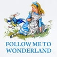 thumbnail image 2 of CafePress - FOLLOW ME TO WONDERLAND Infant Bodysuit - Baby Light Bodysuit, Size Newborn - 24 Months, 2 of 4
