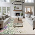 thumbnail image 3 of Eucalyptus Leaves Area Rugs 6'x9', Washable Small Throw Rugs for Kitchen Dining room, Sage Green Summer Botanical Weeping Indoor Outdoor Rug Non-Slip Low Pile Carpet Runner Reversible Floor Mats, 3 of 8