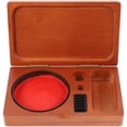thumbnail image 2 of Miangastore Wood Stamp Storage Case Vintage Inkpad Stamp Storage Box Stamp Packing Box, 2 of 8
