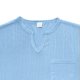 thumbnail image 4 of Camisa Casual de Color Sólido de los Hombres, Manga Corta Imitación de Lino Suelto Cuello en V para la Playa Y el Uso Diario, Blusa de Algodón Transpirable, 4 of 8